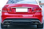 Difusor com Ponteiras Mercedes E W207 C207 Coupé (2013 a 2017) Look E63 - 7