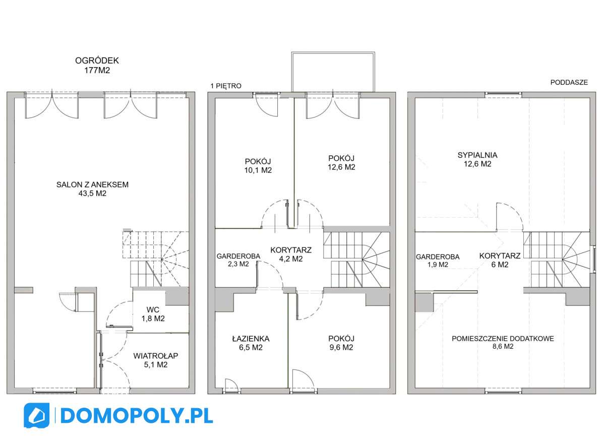 Balkon ! Ogródek 177m2 ! Dwustronna ekspozycja ! - Pełny obrazek: 4/4