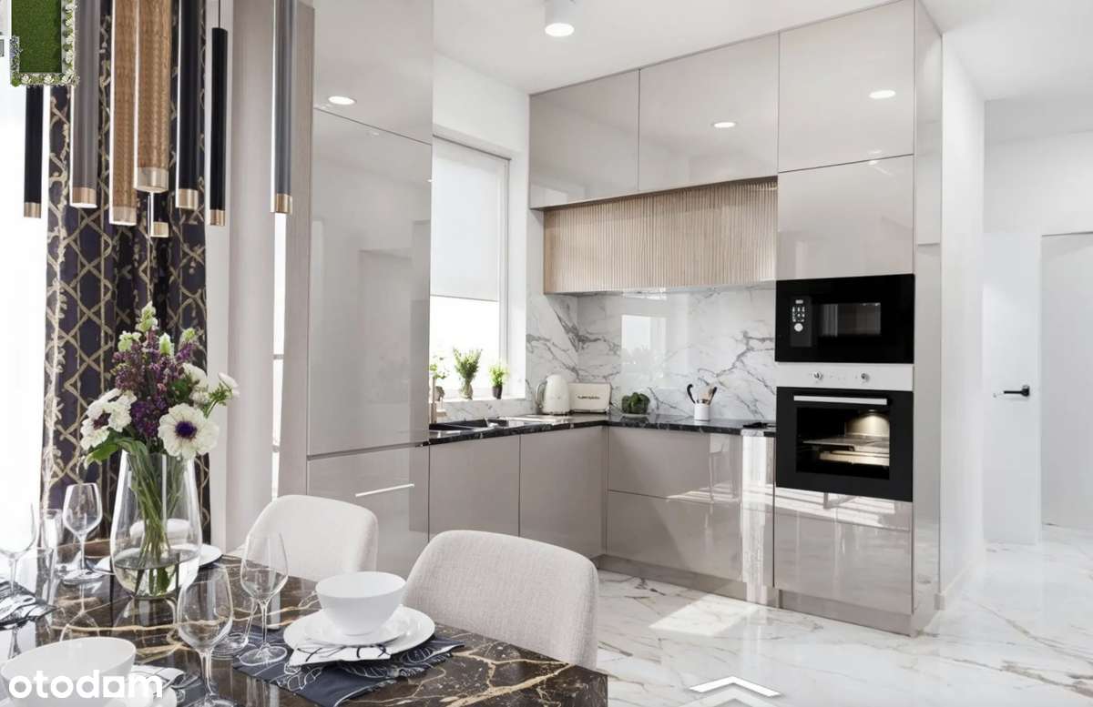 Elegancki apartament 3 pokoje z ogrodem, 2 miejsca postojowe - Pełny obrazek: 2/8