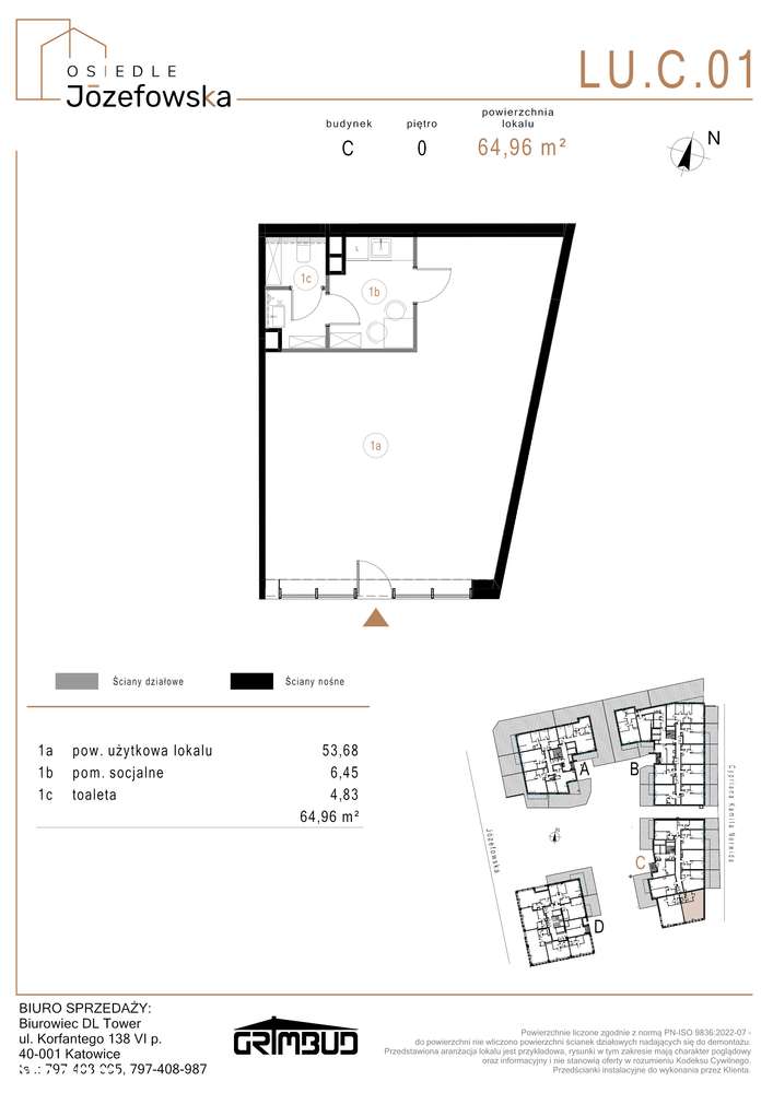 Osiedle Józefowska | Lokal Usługowy LC.01 - Pełny obrazek: 2/7