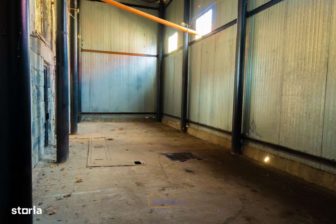 Hala de 307 mp – pozitie strategica intre Gara si Școala Nr. 2-13