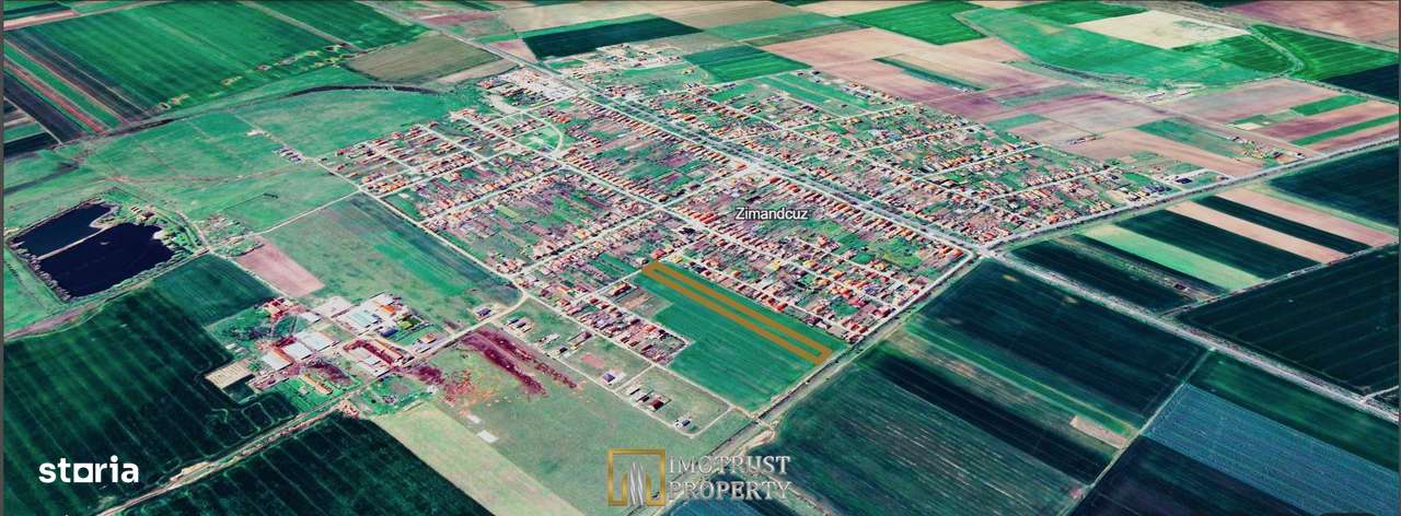 Teren intravilan de vânzare | Zimandcuz,  Arad | 7.317 mp | Comision 0 - Imagine principală: 1/4