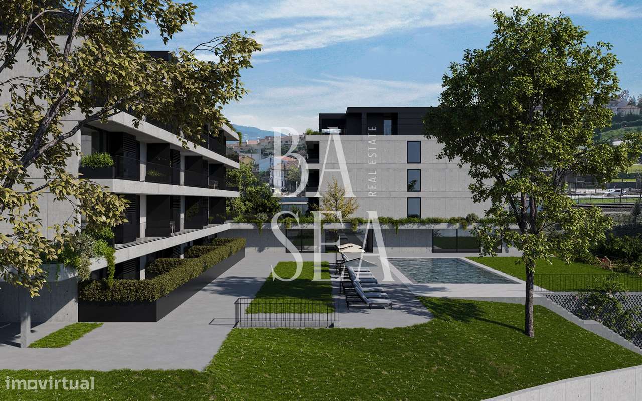 Apartamento T1 em condomínio com piscina em Ferreiros Braga.-23
