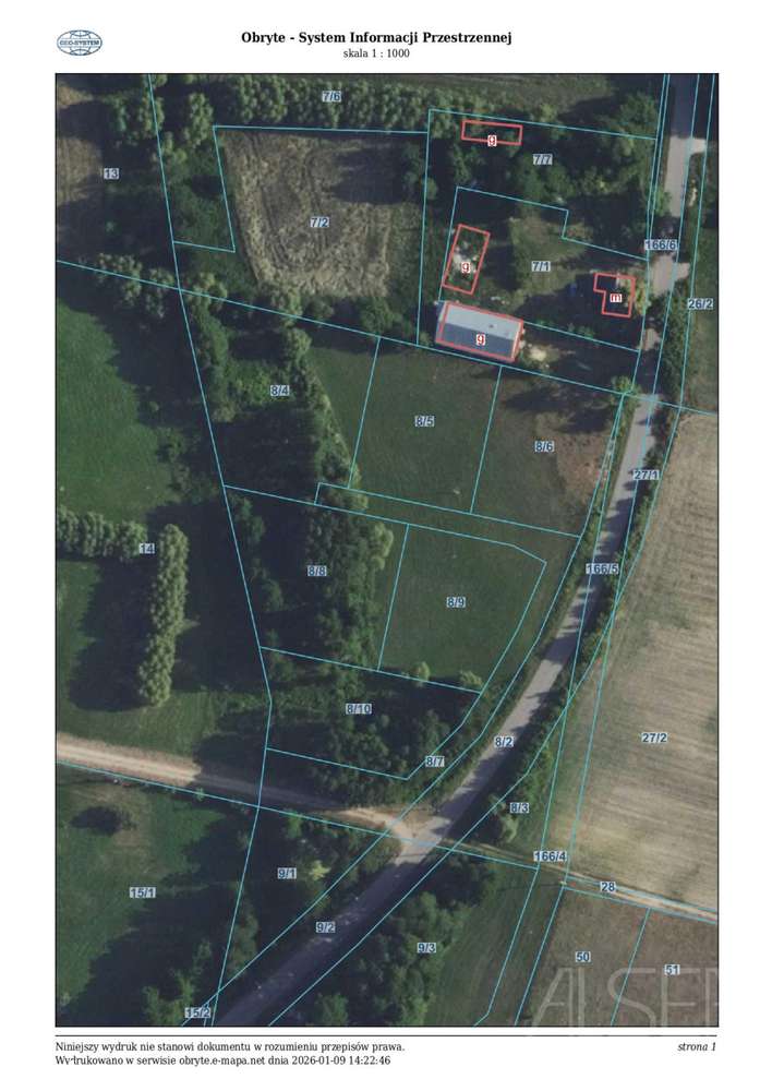 6 Działek budowlanych od 1356 m2 do 2143 m2 | WZ-7