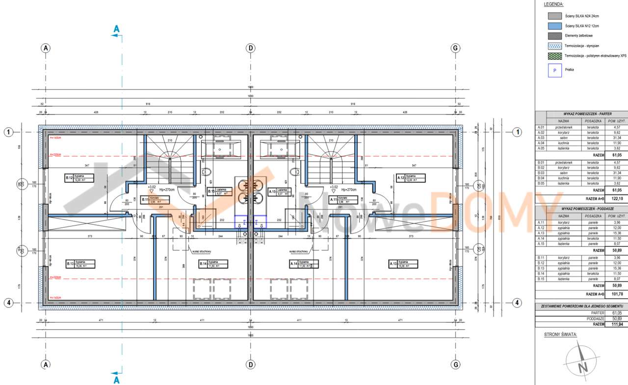 Przestronne bliźniaki 111,94 m2 w Wołczkowie 0% prow.-5