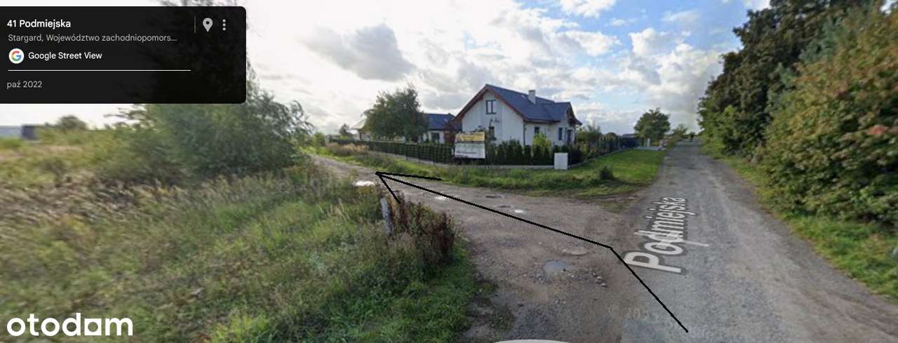 Działka 1999m2 Stargard Podmiejska/Kossaka - Pełny obrazek: 1/3