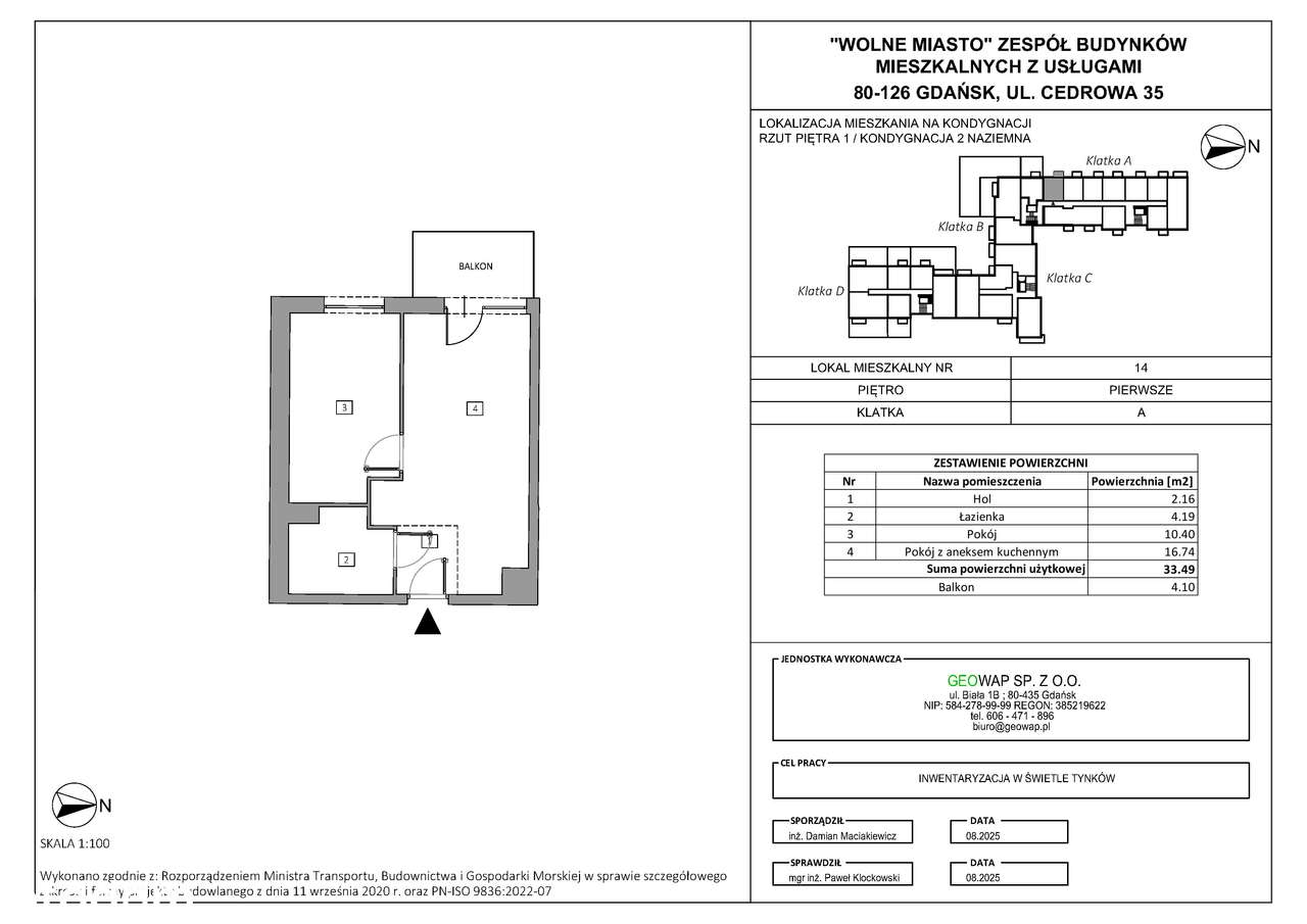 Wolne Miasto etap VII | mieszkanie 2-pok. | 14 - Pełny obrazek: 4/9