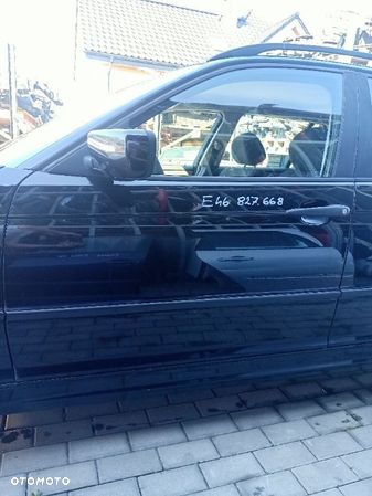 Drzwi Lewe Przednie Lewy Przód BMW E46 Lift 01-04 kolor 688 Schwarz - 1