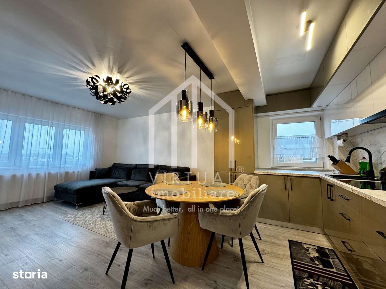 Apartament cu 3 camere, 63mp utili + 2 balcoane, etaj 2/3, Selimbar - Imagine principală: 2/17