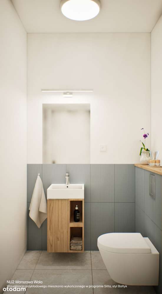 Nowy apartament 2 pok. wykończony pod klucz 870 900zł - Pełny obrazek: 3/4