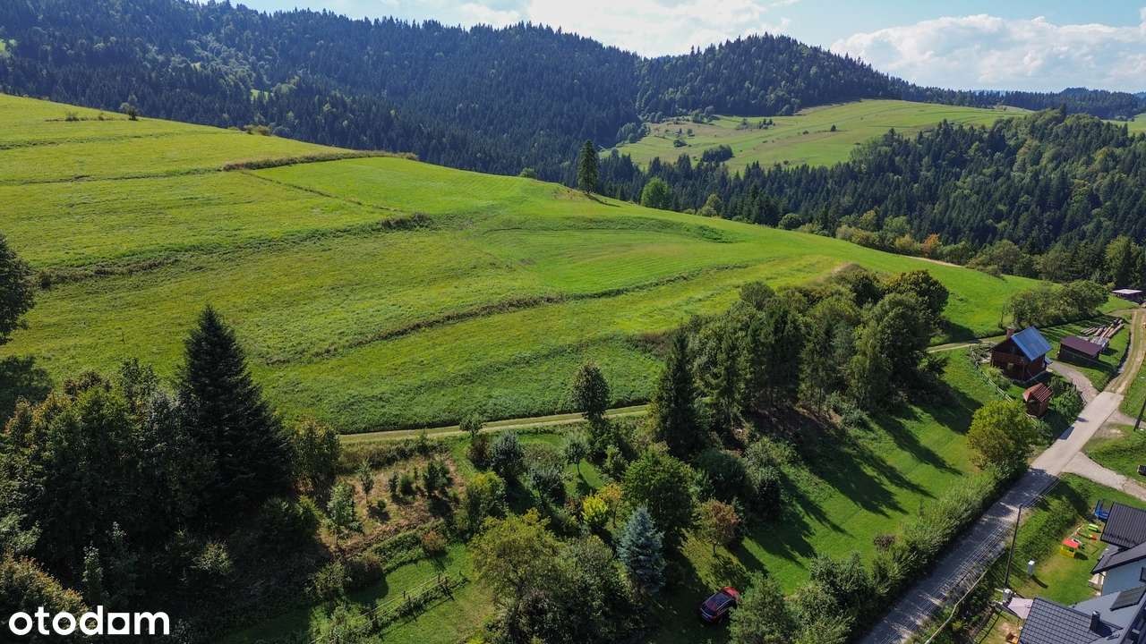 Budowlana działka w sąsiedztwie Pienin, gmina Krościenko nad Dunajcem.-3
