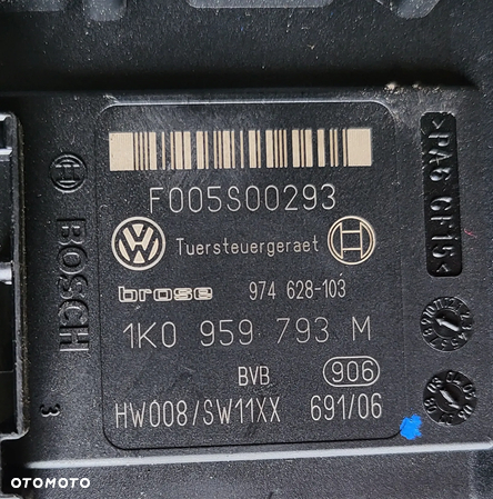 VW PASSAT B6 SILNICZEK SZYBY LEWY PRZÓD 1K0959701Q - 3