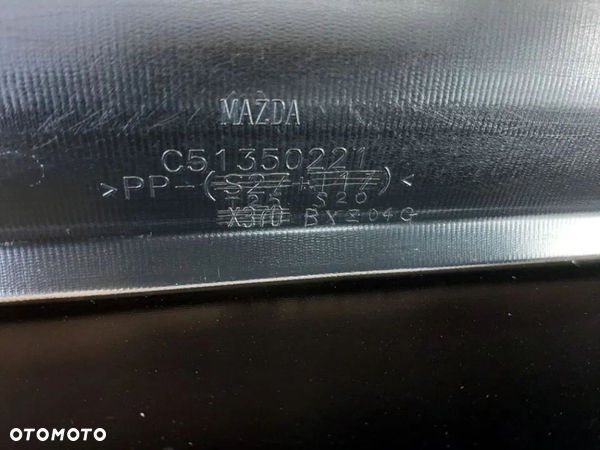 MAZDA 5 V II 10-15r ORYGINAŁ! NOWY! NIE KLEJONY! ZDERZAK TYŁ TYLNY MAZDA Nr C51350221 WYSYŁKA 24H - 14