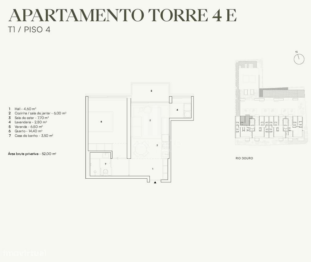Apartamento T1 com varanda no Campo Alegre, Porto - Grande imagem: 5/24