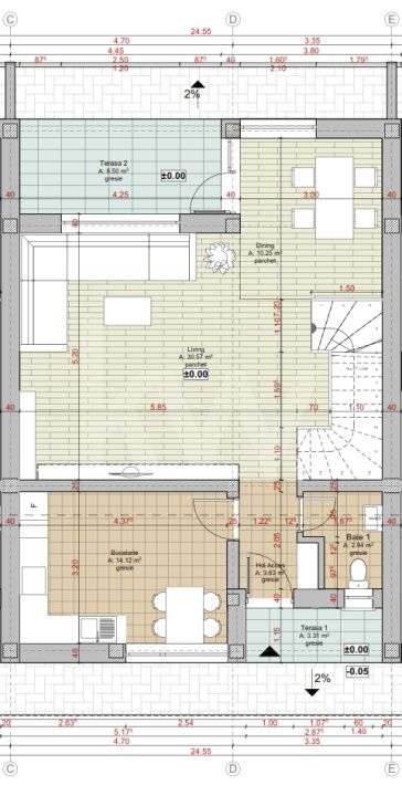 Casa moderna insiruita, Drumul Petrestiului, Sebes - Imagine principală: 3/19