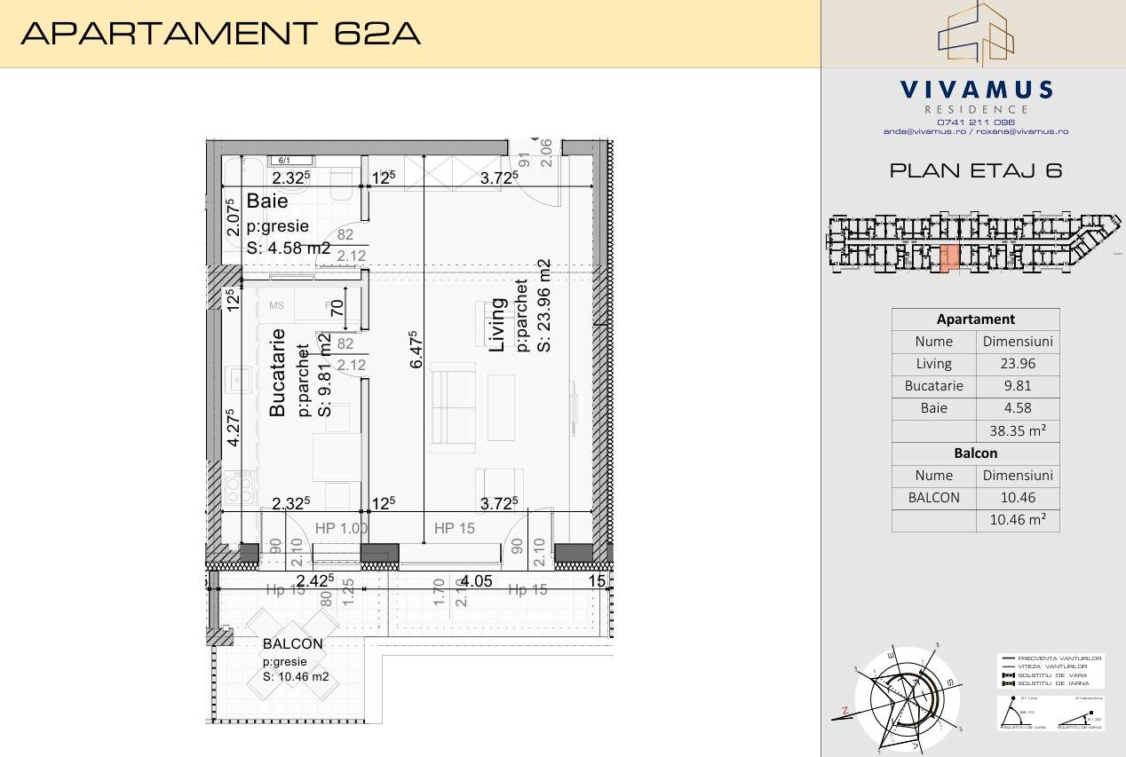 Garsoniera, 38.5 mp + 8 mp balcon, bloc nou Brasov, aprilie 2027-14