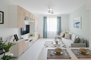 NOU Apartament 2 camere in ansamblu rezidential cu loc de joaca indoor