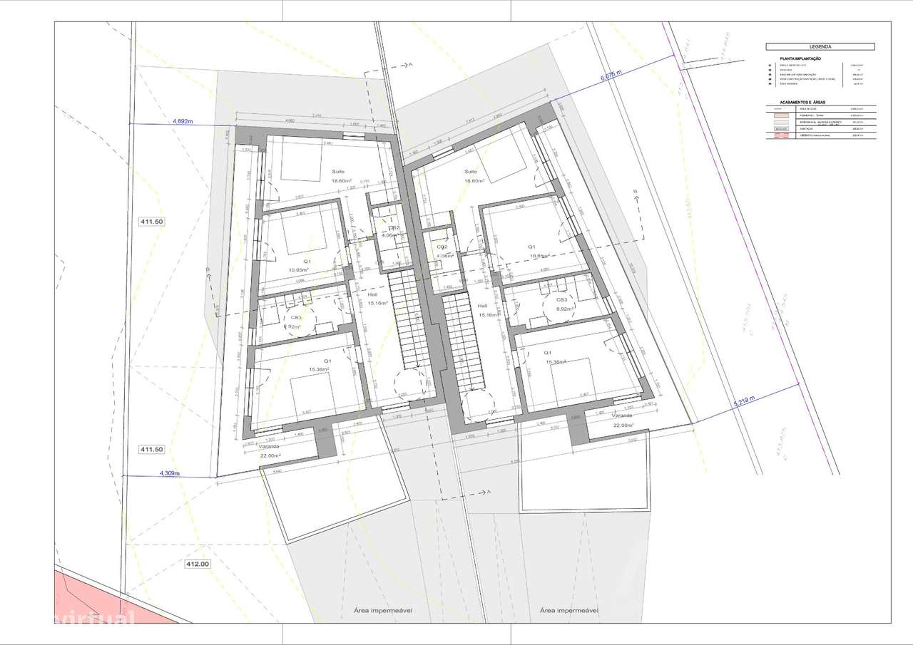 Moradia Geminada T3 Venda em São João de Lourosa,Viseu - Grande imagem: 5/45