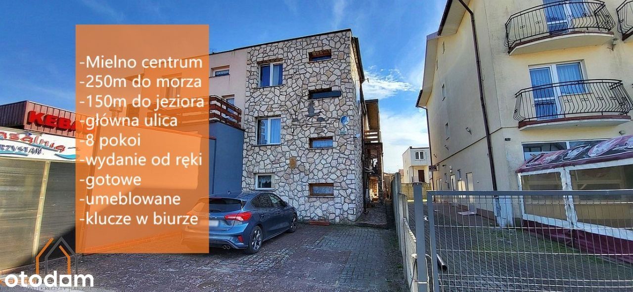 Centrum Mielna. Dom z 4 mieszkaniami. Wyposażone. - Pełny obrazek: 1/20