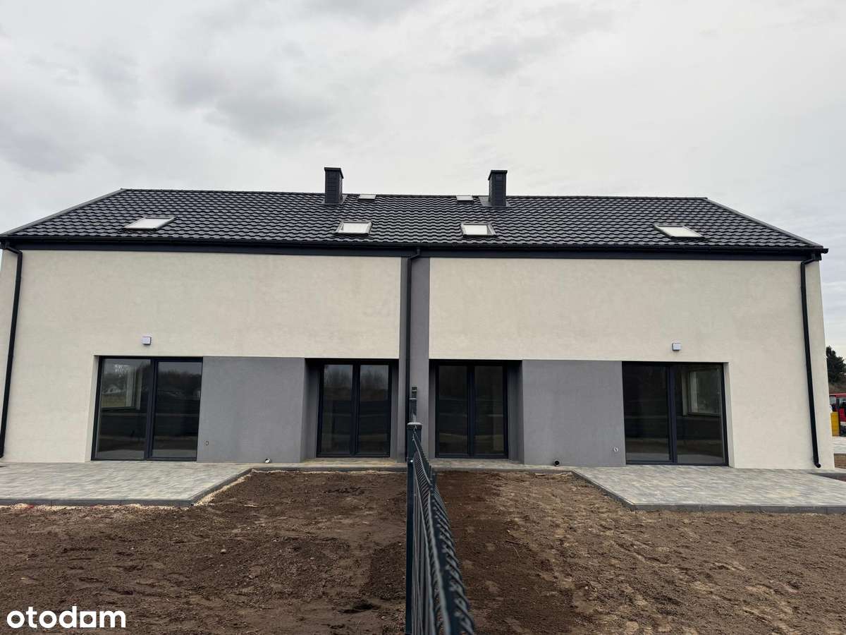 Nowoczesny dom jednorodzinny w zabudowie bliźniaczej, pół bliźniaka - Pełny obrazek: 4/22