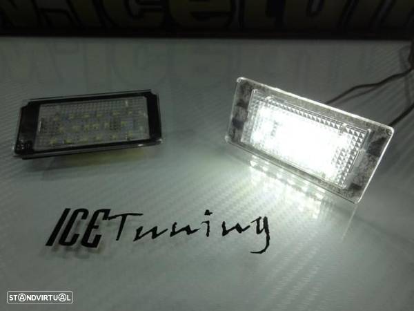 Suporte de lampada de matricula com led branco para bmw e46 coupe + cabrio 98-03 - 10