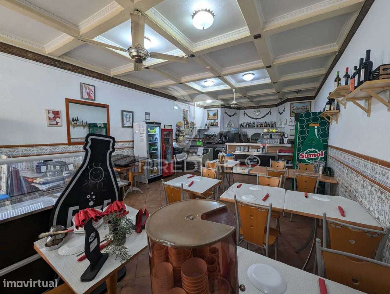 Restaurante zona histórica para venda, 2 grandes esplanadas - Grande imagem: 1/6