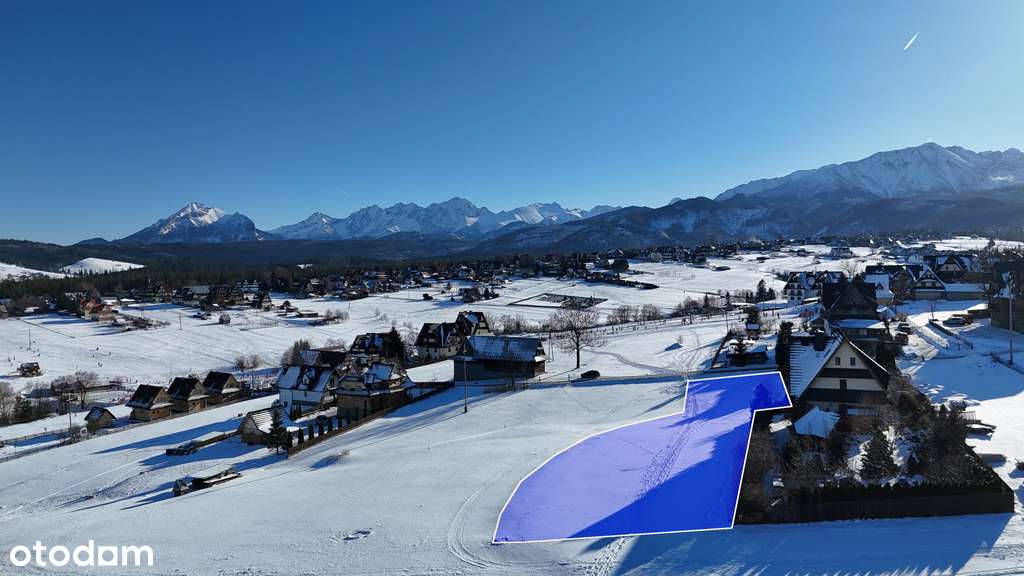 Działka budowlana widokowa w środku Murzasichla-0