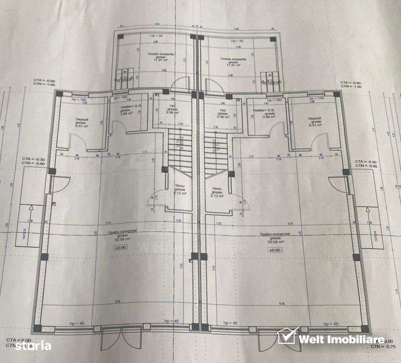 Spatiu comercial finisat – 70 mp, open space, pretabil multiple acti - Imagine principală: 5/5