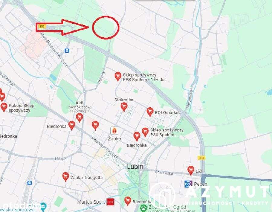 Działka w Lubinie wraz z pozwoleniem na budowę-2