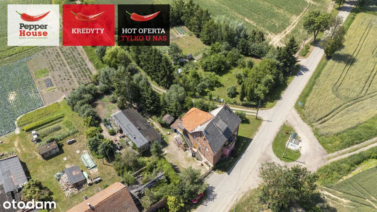 Gospodarstwo z dużym potencjałem 4500m²
