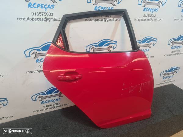 PORTA TRASEIRA TRÁS DIREITA SEAT IBIZA 6J FECHO ELEVADOR MOTOR PUXADOR VIDRO - 4