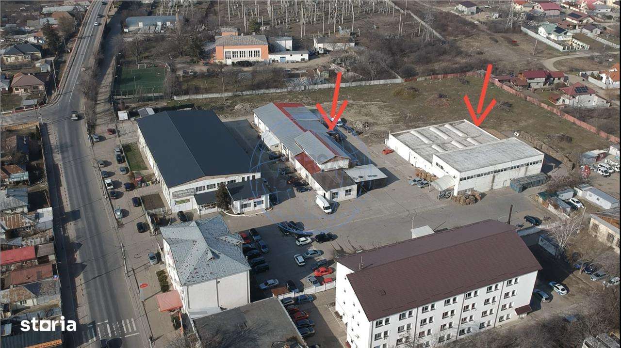 HALE INDUSTRIALE DE INCHIRIAT  1000mp SI 100mp ZONA OBOR - Imagine principală: 2/3