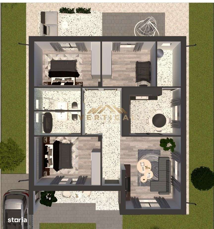 Casa 4 camere, teren 350 mp, Ocazie, Berceni - Imagine principală: 4/4