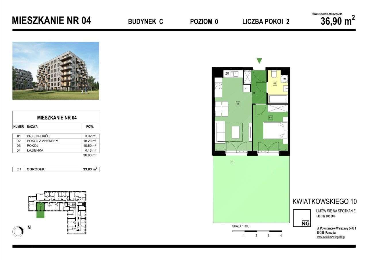 SPRAWDŹ | 2 pokoje| PK River| NG Development - Pełny obrazek: 2/7