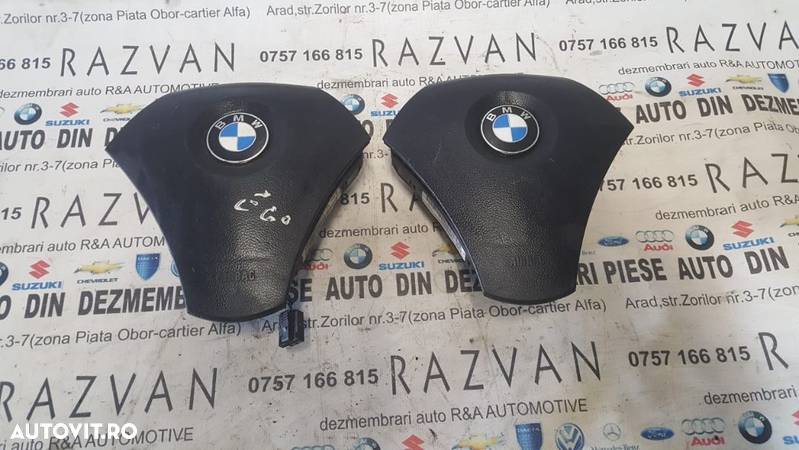 Airbag Volan BMW Seria 3 E90 E91 Seria 5 E60 E61 Livram Oriunde In Tara - 2