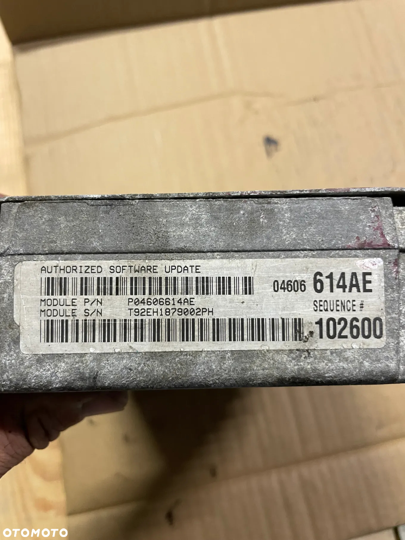 Sterownik Komputer ECU Silnika CHRYSLER 300M 2.7 - GWARANCJA, WYSYŁKA - 2