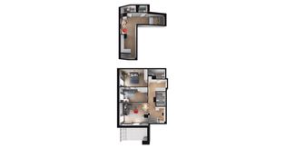 4-pokojowy loft 97m2 + taras Bez Prowizji - Pełny obrazek: 2/8