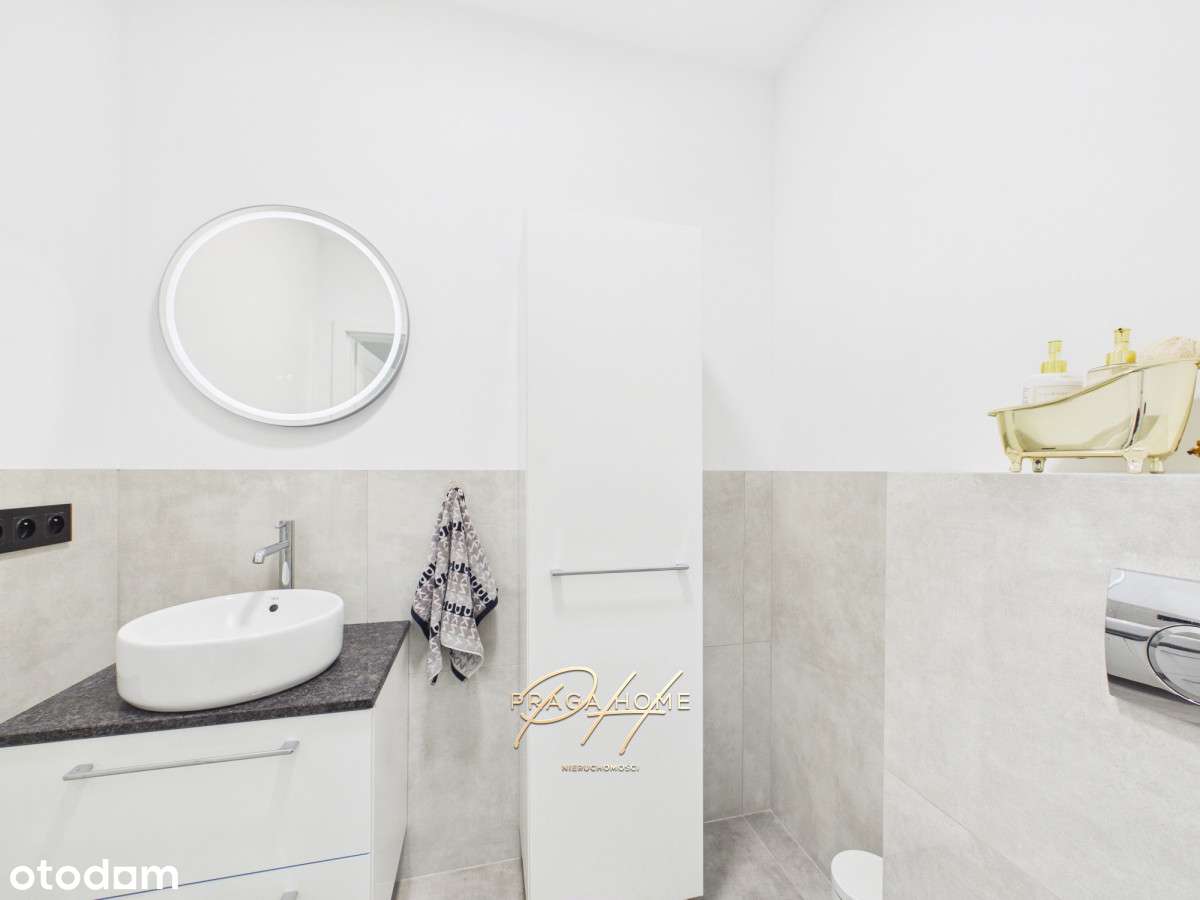 Nowoczesny segment bliźniaka | 100 m² | Wawer-14