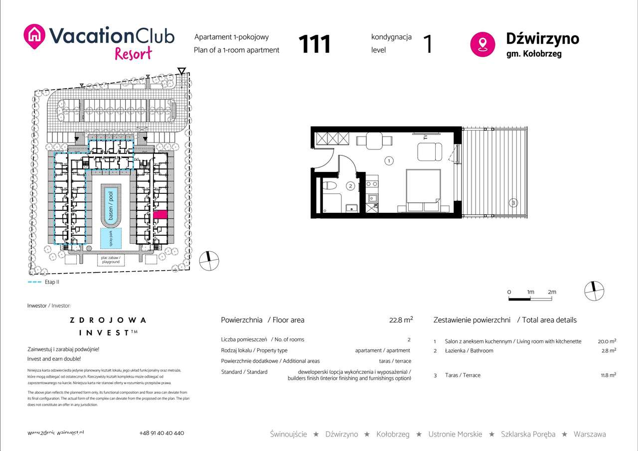VacationClub Resort | apartament 111 - Pełny obrazek: 2/8