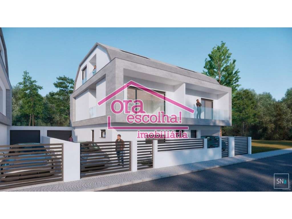 Moradia T3 Geminada NOVA com PISCINA e Pérgola - Fernão Ferro! - Grande imagem: 4/9