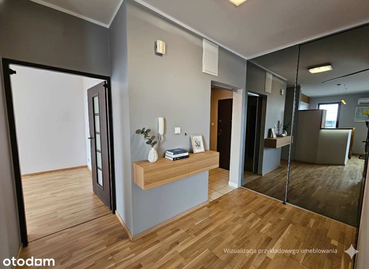 Apartament 59 m² z widokiem na Wawel | Klimatyzacja | M.postojowe - Pełny obrazek: 4/14