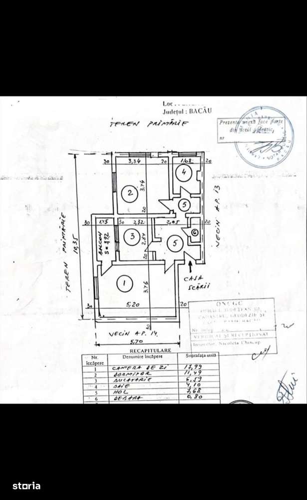 Apartament 2 camere, etaj 3, zona Nord-0