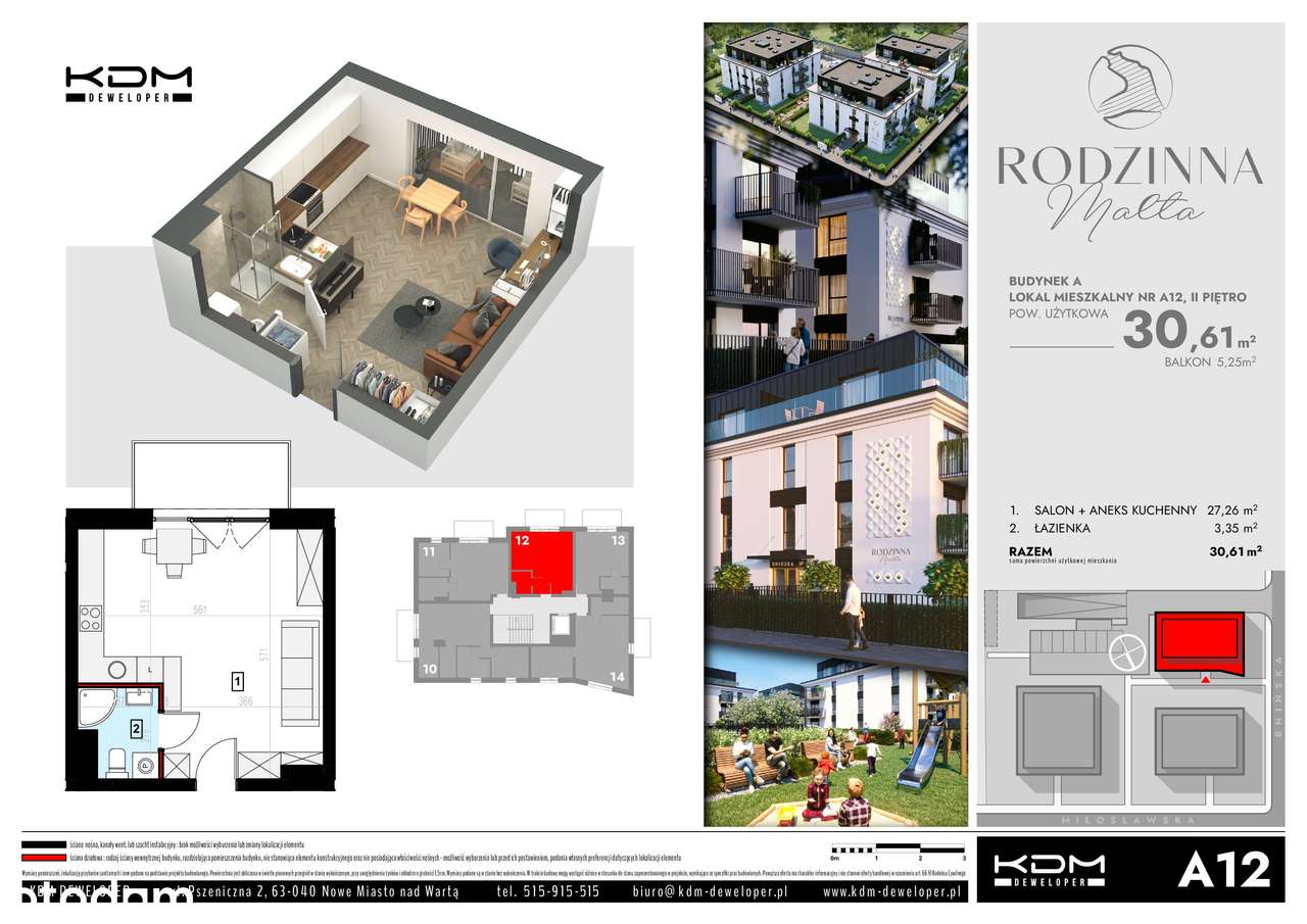 Rodzinna Malta | mieszkanie 1-pok. | A12 - Pełny obrazek: 3/8