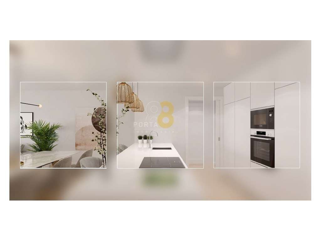 Apartamento T2, com terraço garagem e arrumo em condomínio fechado - Grande imagem: 5/23