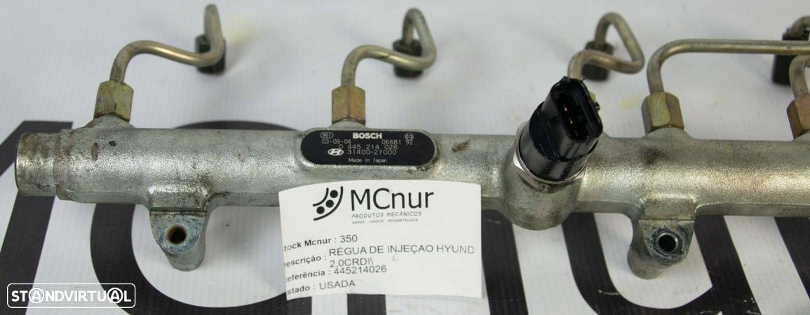 regua injecao Usado HYUNDAI/SANTA F III (DM)/2.2 CRDi | 09.12 - 12.15 REF. 04452... - 2