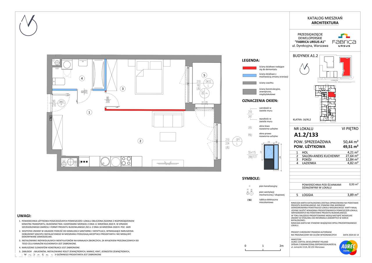 Fabrica Ursus | mieszkanie 2-pok. | A1.2/133 - Pełny obrazek: 2/7
