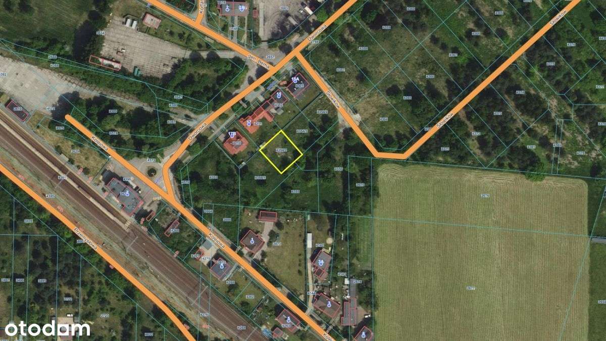 Działka budowlana Koszęcin ul. Słowików-19