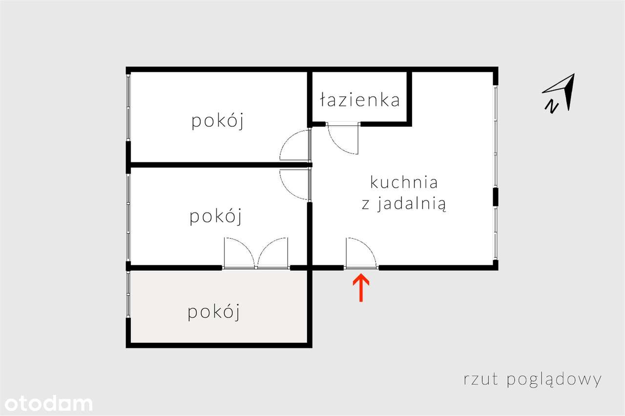 NOWA CENA! 3 pokoje, gotowe do wprowadzenia – Koszalin, ul. Giełdowa - Pełny obrazek: 2/14