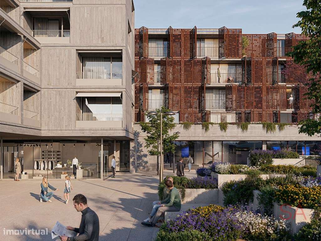Apartamento T2 novo com logradouro em empreendimento de luxo no cen...-17