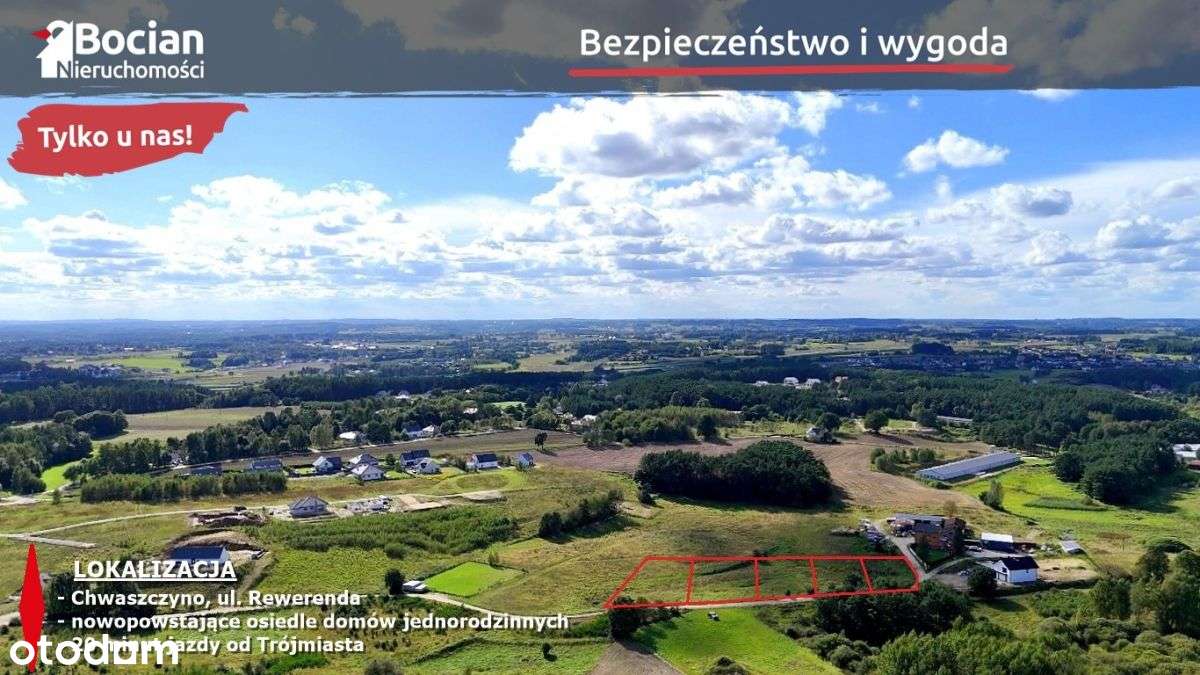 Uzbrojone, płaskie działki - Chwaszczyno!-1